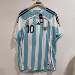 ** SEE VID ** Retro Argentina #10 RIQUELME 2006 World Cup XXL